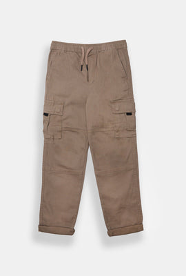 Pantalon cargo en sergé décontracté Arsenic junior