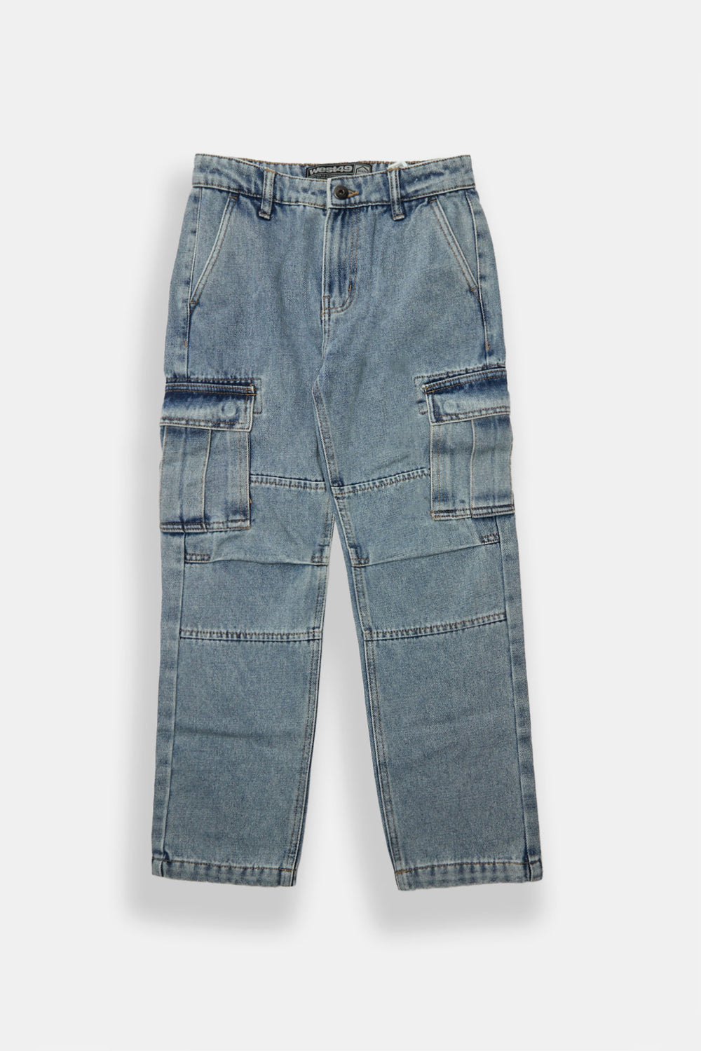 West49 Youth Light Stonewash Cargo Jeans West49 Youth Light Stonewash Cargo Jeans