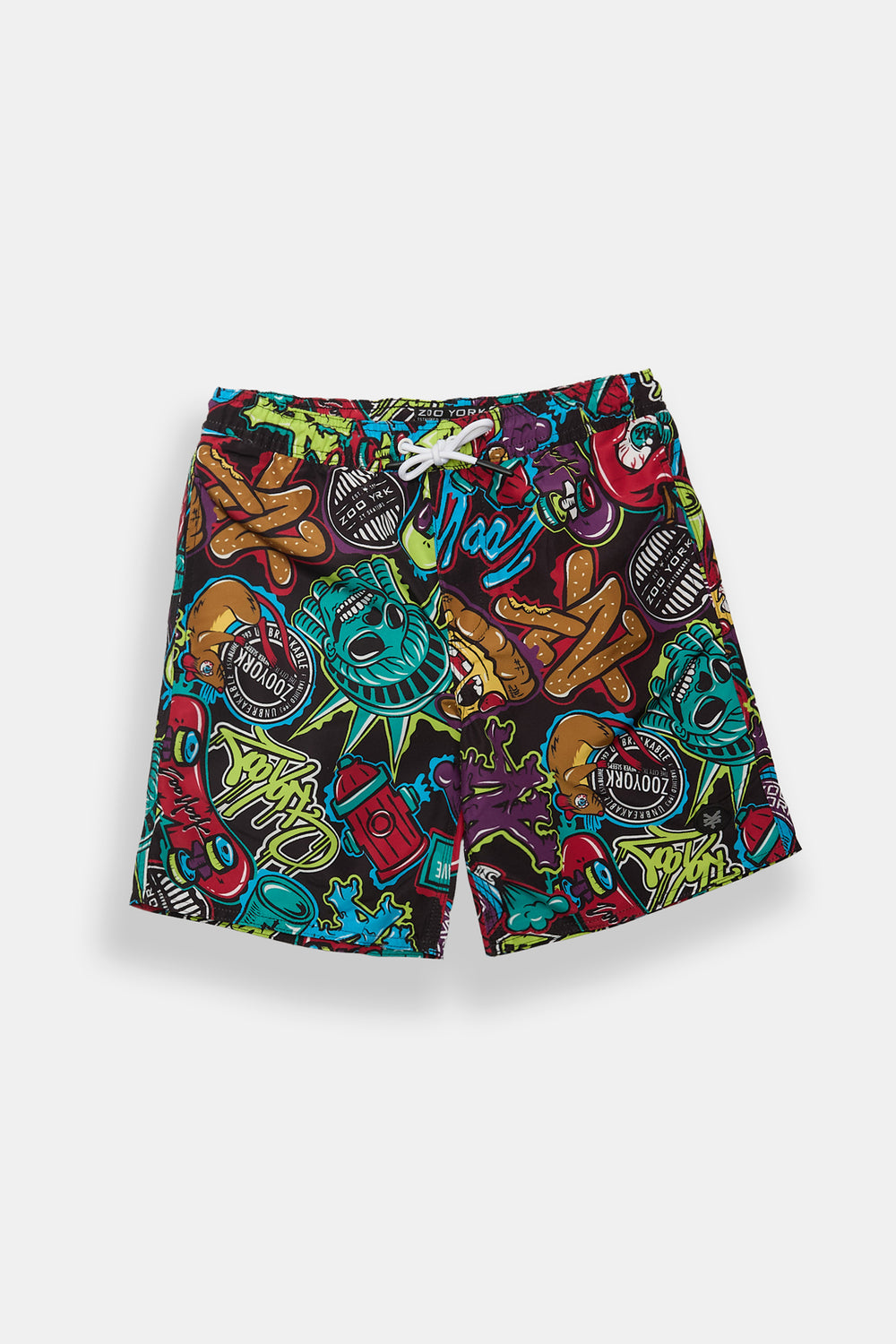 Short de bain imprimé graffiti Zoo York junior 7 po Short de bain imprimé graffiti Zoo York junior 7 po