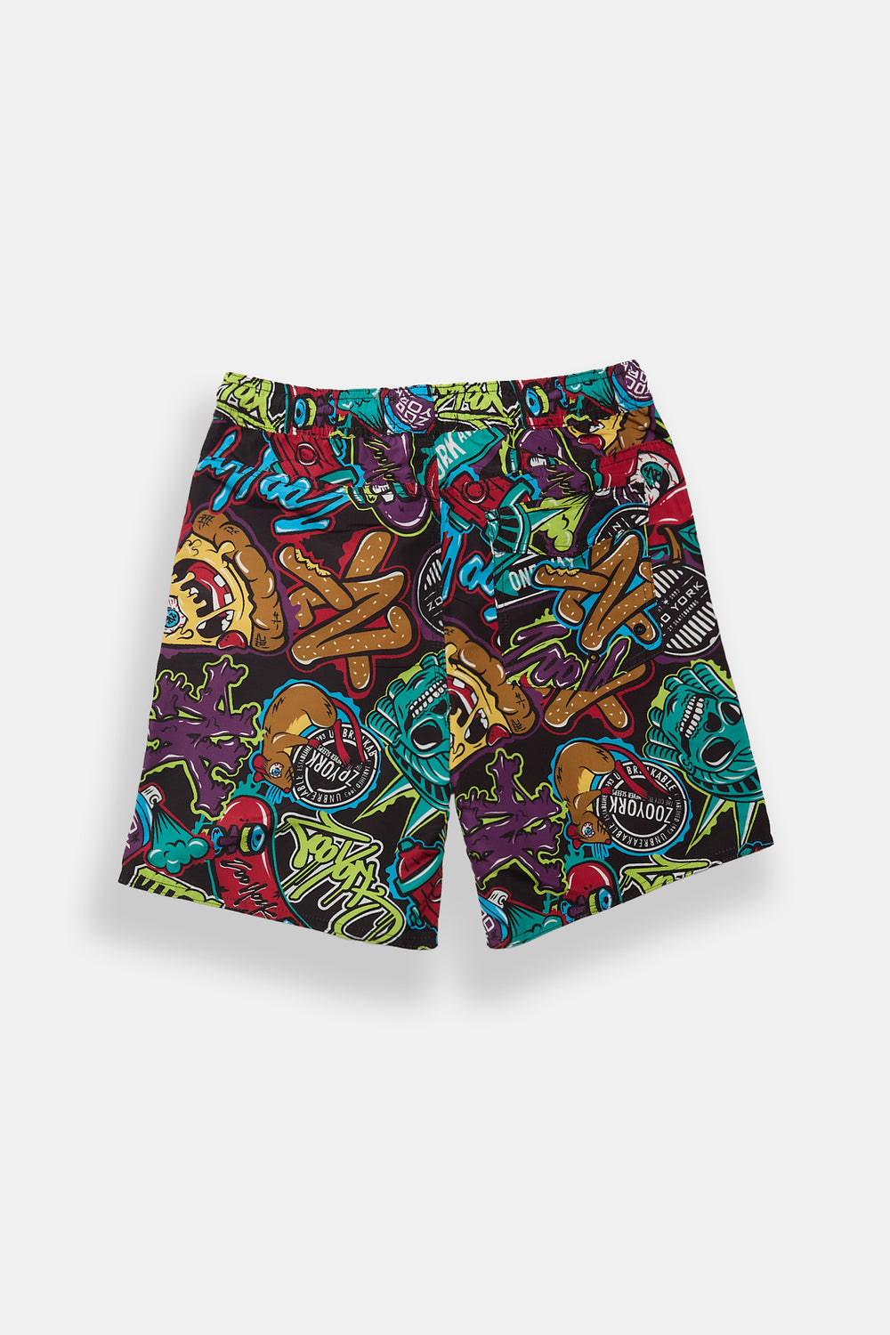 Short de bain imprimé graffiti Zoo York junior 7 po Short de bain imprimé graffiti Zoo York junior 7 po