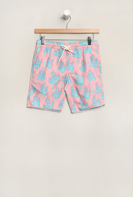 West49 Youth Printed Beach Shorts