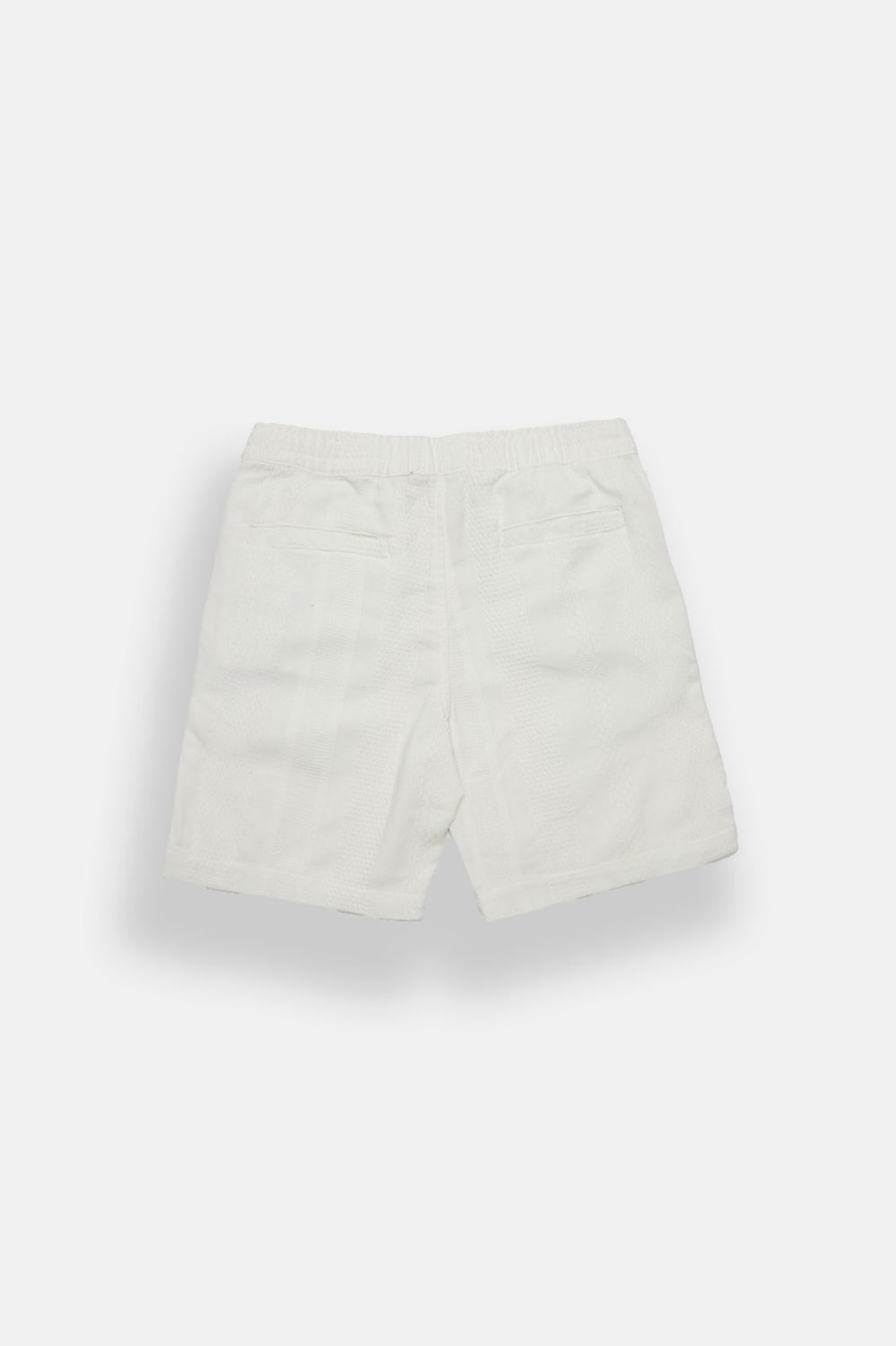 Short texturé à rayures junior 7 po Short texturé à rayures junior 7 po