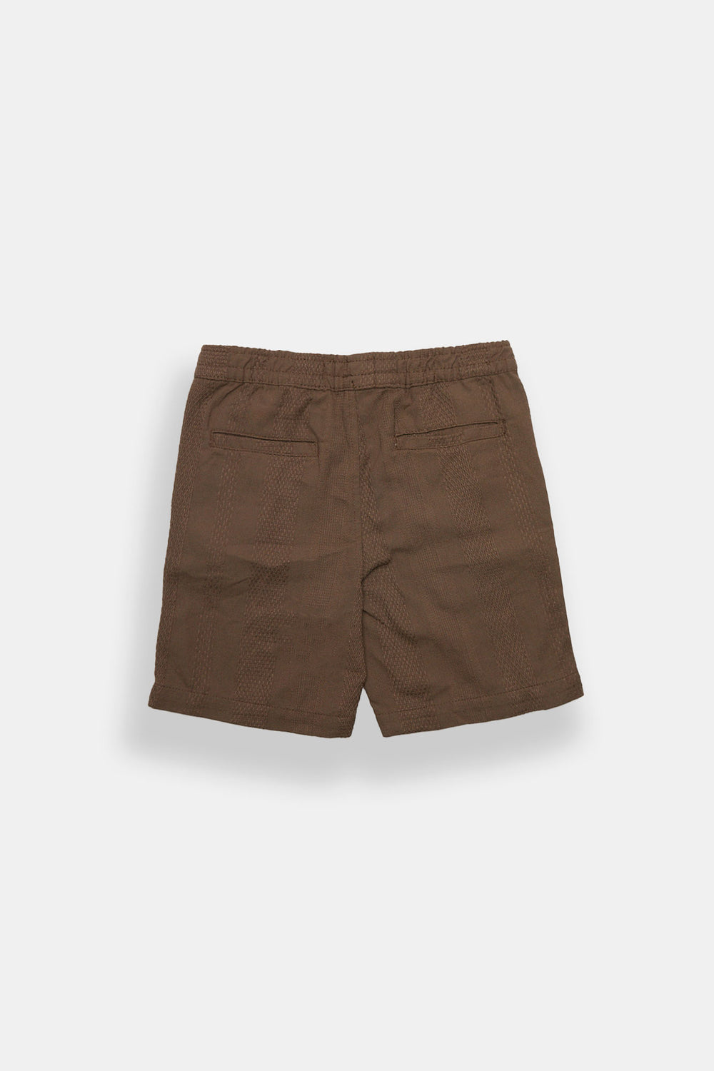 Short texturé à rayures junior 7 po Short texturé à rayures junior 7 po
