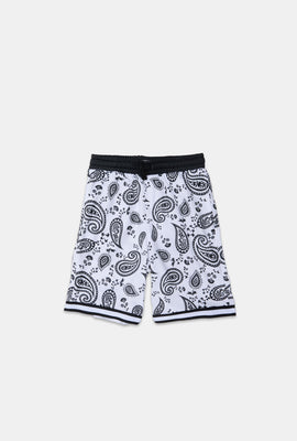Short en molleton motif bandana Arsenic junior