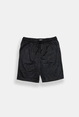 Short en maille imprimé bandana Arsenic junior