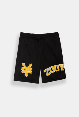 Short en maille imprimé logo Zoo York junior