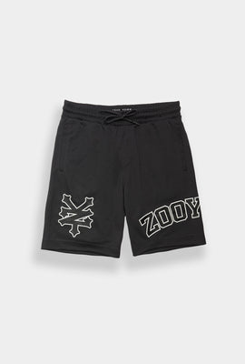 Short en maille imprimé logo Zoo York junior