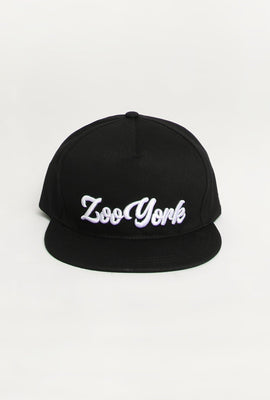 Zoo York Youth Script Logo Flat Brim Hat
