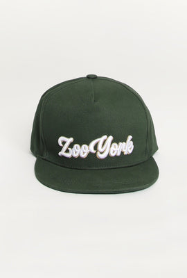 Zoo York Youth Script Logo Flat Brim Hat