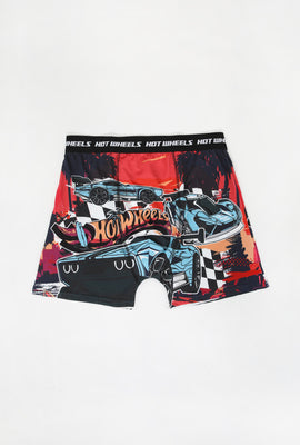 Youth Blue Hot Wheels Boxer Brief