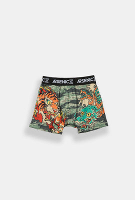 Arsenic Youth Dragon & Tiger Camo Boxer Brief