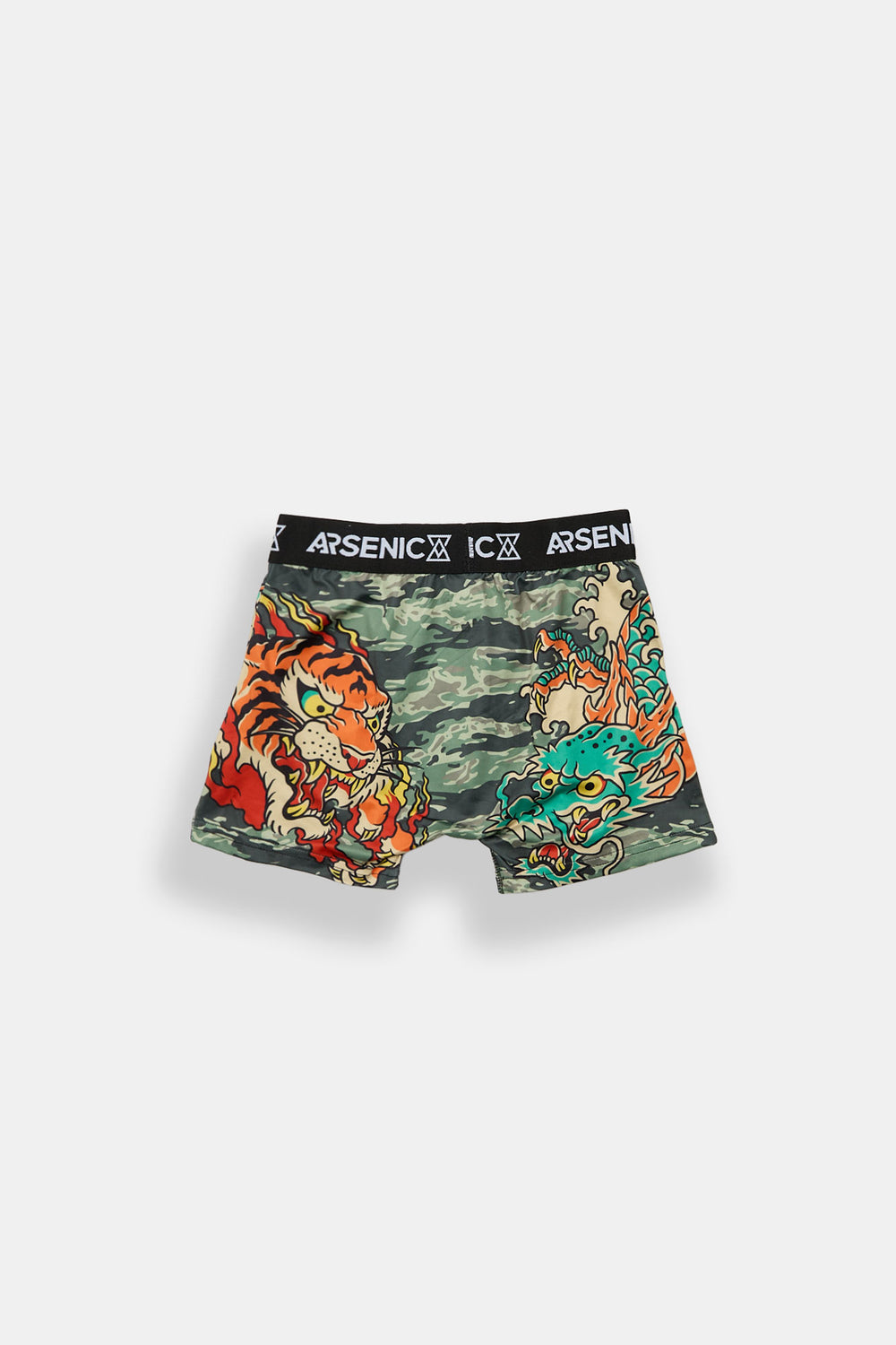 Caleçon boxeur camouflage imprimé dragon et tigre Arsenic junior Caleçon boxeur camouflage imprimé dragon et tigre Arsenic junior