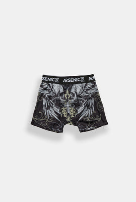 Arsenic Youth Winged Skulls Boxer Brief