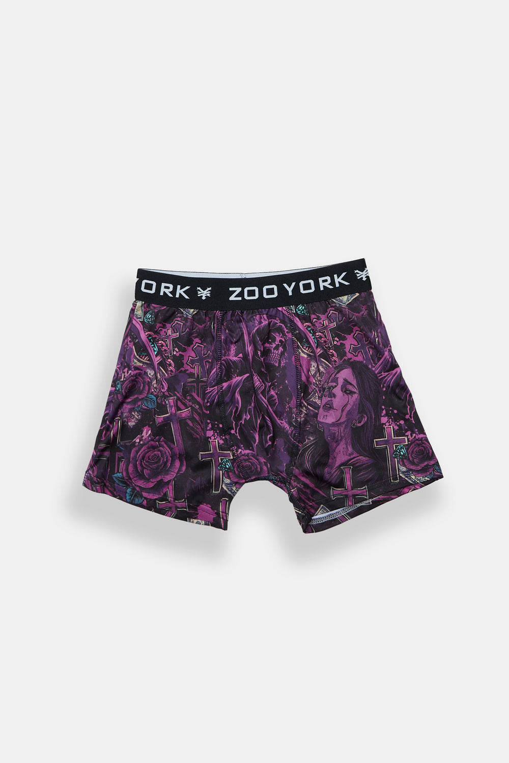 Caleçon boxeur imprimé faucheur violet Zoo York junior Caleçon boxeur imprimé faucheur violet Zoo York junior