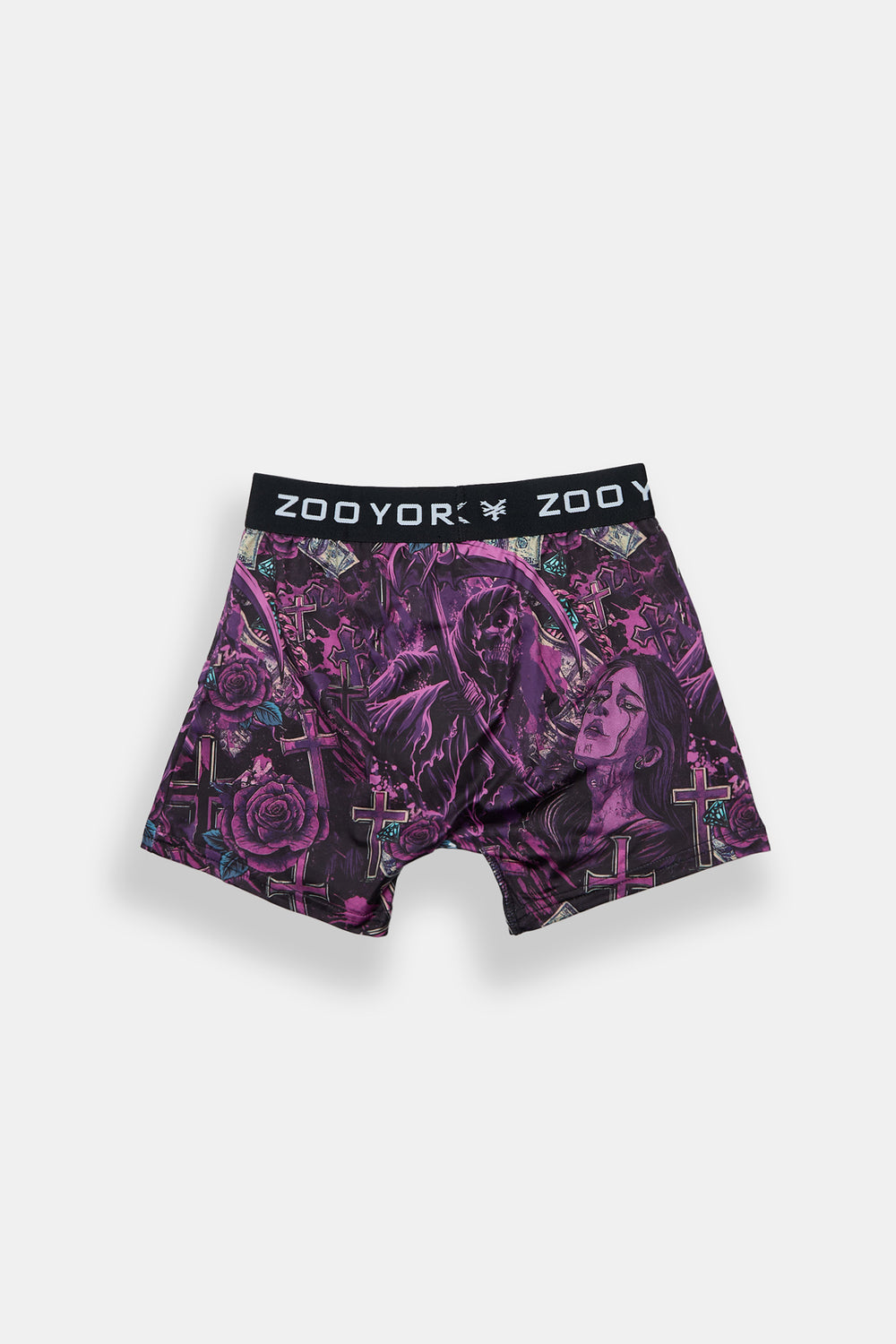 Caleçon boxeur imprimé faucheur violet Zoo York junior Caleçon boxeur imprimé faucheur violet Zoo York junior