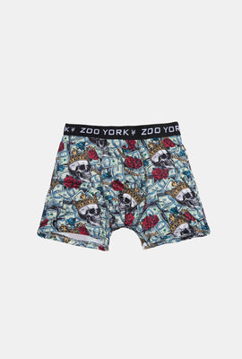 Zoo York Youth Money & Skulls Boxer Brief