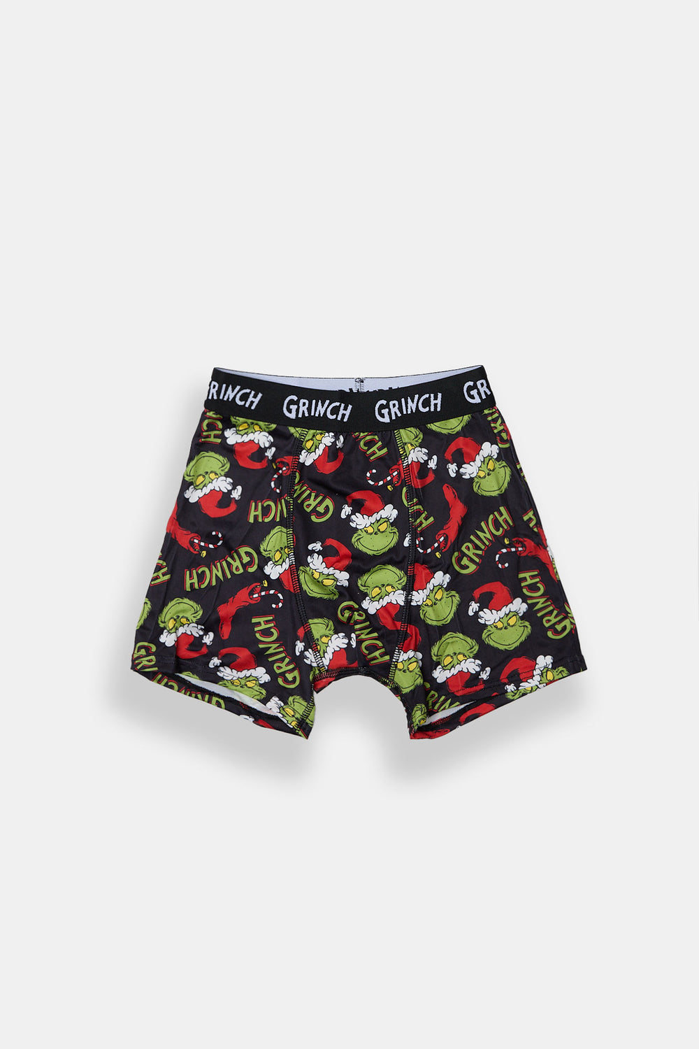 Youth The Grinch Santa Hat Boxer Brief Youth The Grinch Santa Hat Boxer Brief
