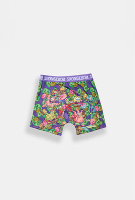 Youth SpongeBob & Patrick Printed Boxer Briefs