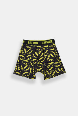 Boxer imprimé logos Batman junior