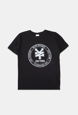 T-shirt imprimé logo du cercle Zoo York junior