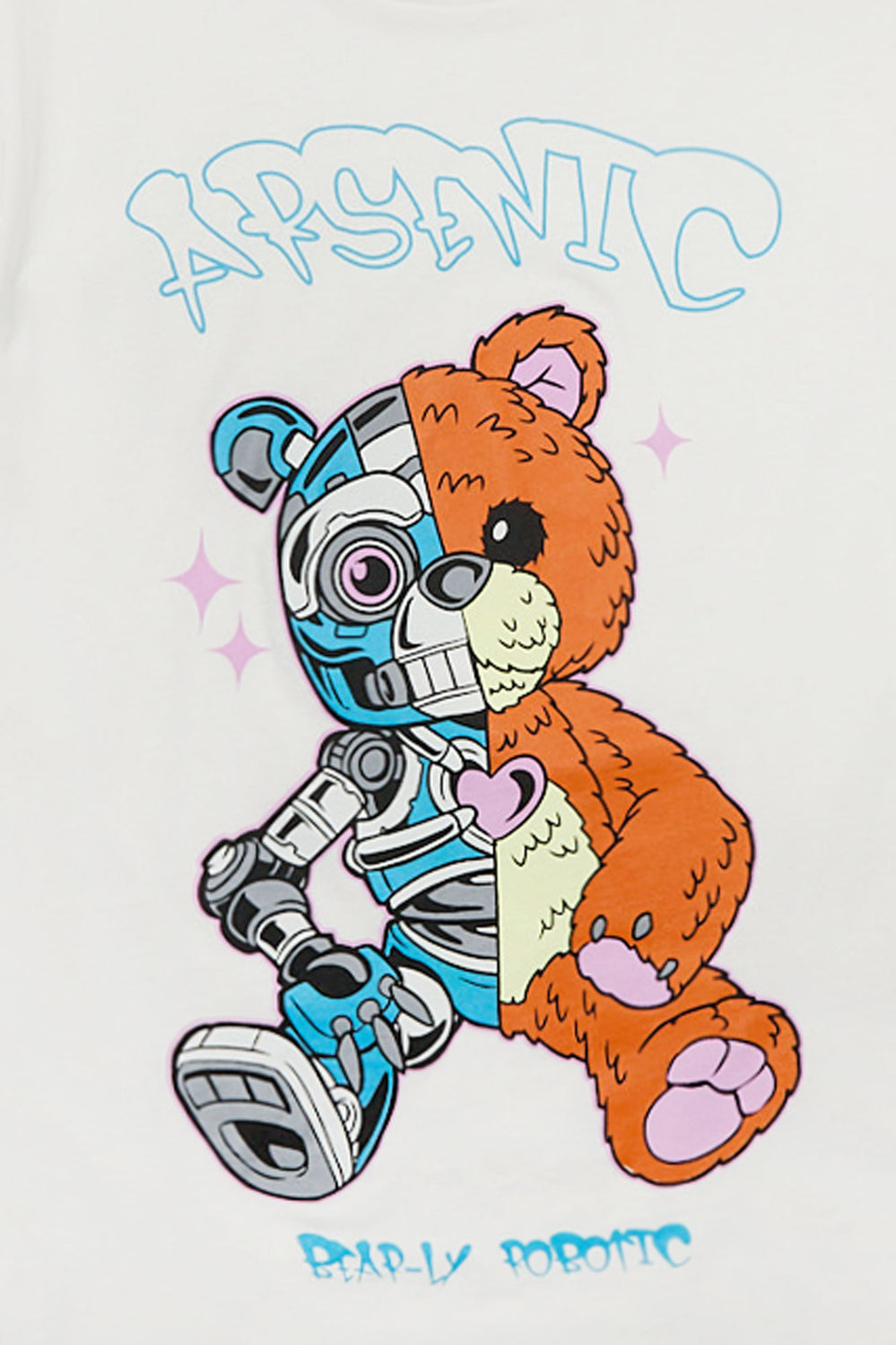 Arsenic Youth Robo Bear Graphic Tee Arsenic Youth Robo Bear Graphic Tee