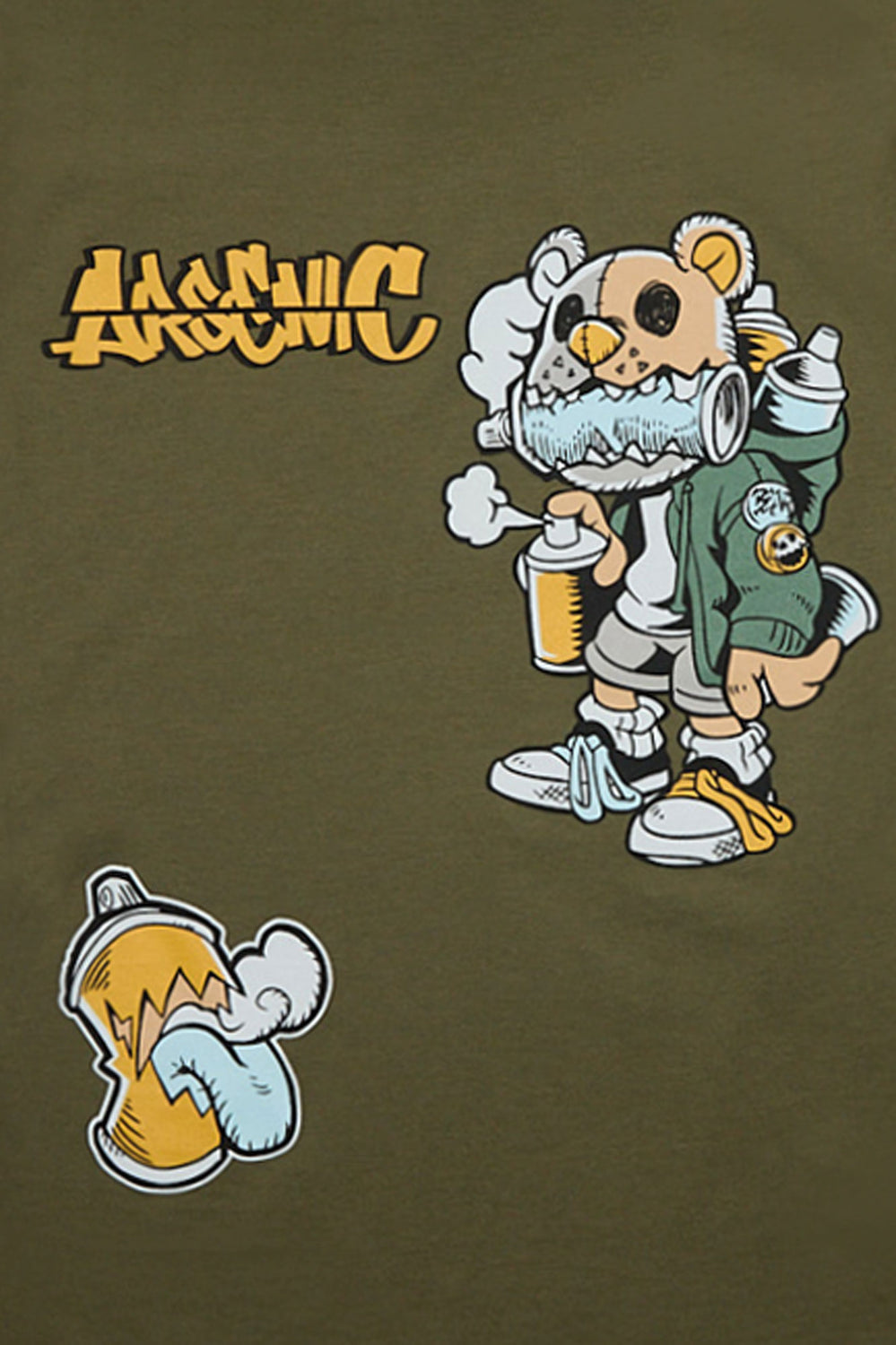 T-shirt imprimé ours artiste graffiti Arsenic junior T-shirt imprimé ours artiste graffiti Arsenic junior