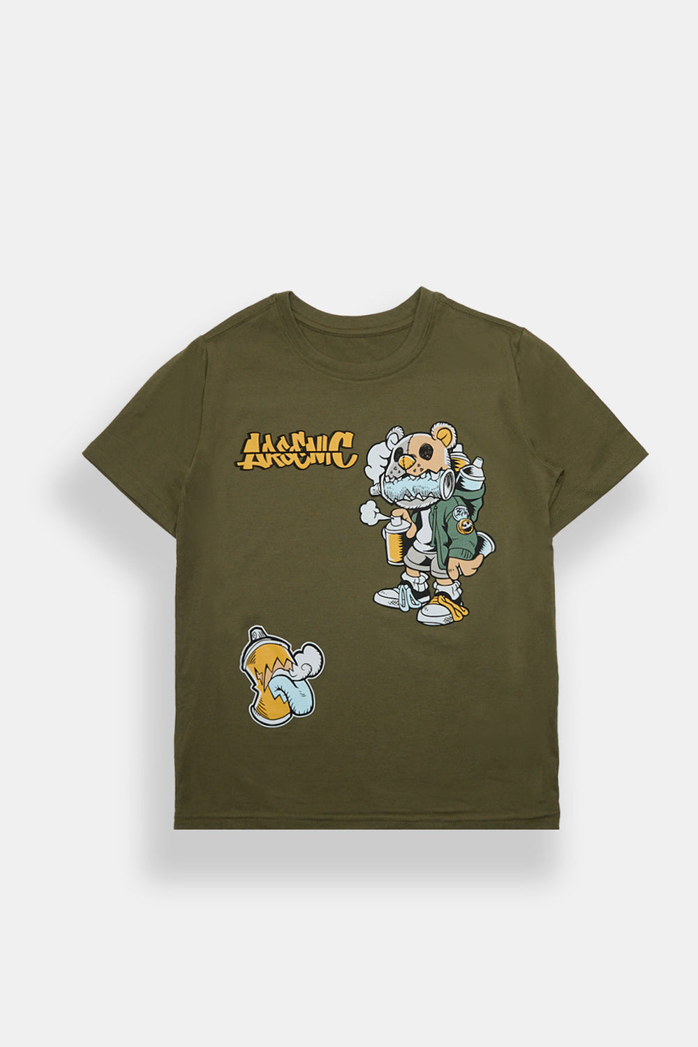 T-shirt imprimé ours artiste graffiti Arsenic junior T-shirt imprimé ours artiste graffiti Arsenic junior
