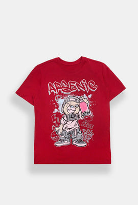 Arsenic Youth Graffiti Bear Graphic Tee