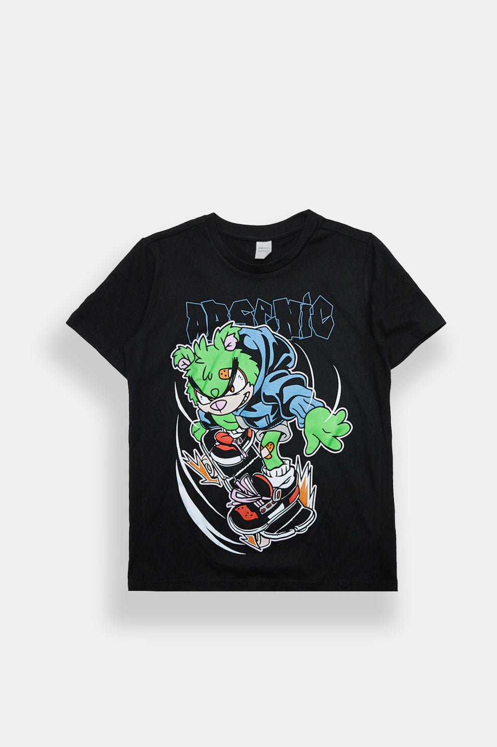 Arsenic Youth Skateboard Bear Graphic Tee Arsenic Youth Skateboard Bear Graphic Tee