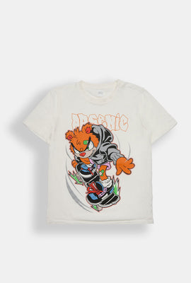 T-shirt imprimé ours robotique Arsenic junior