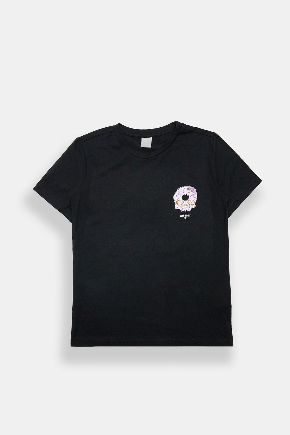 T-shirt imprimé crâne beignet Arsenic junior T-shirt imprimé crâne beignet Arsenic junior