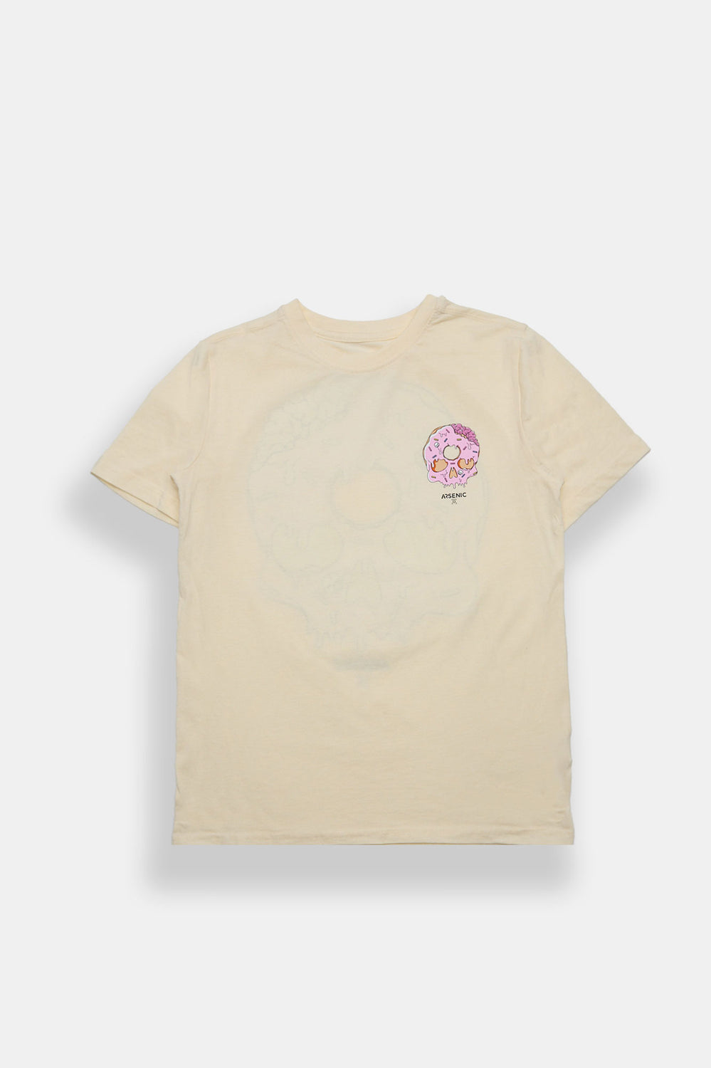Arsenic Youth Donut Skull Graphic Tee Arsenic Youth Donut Skull Graphic Tee