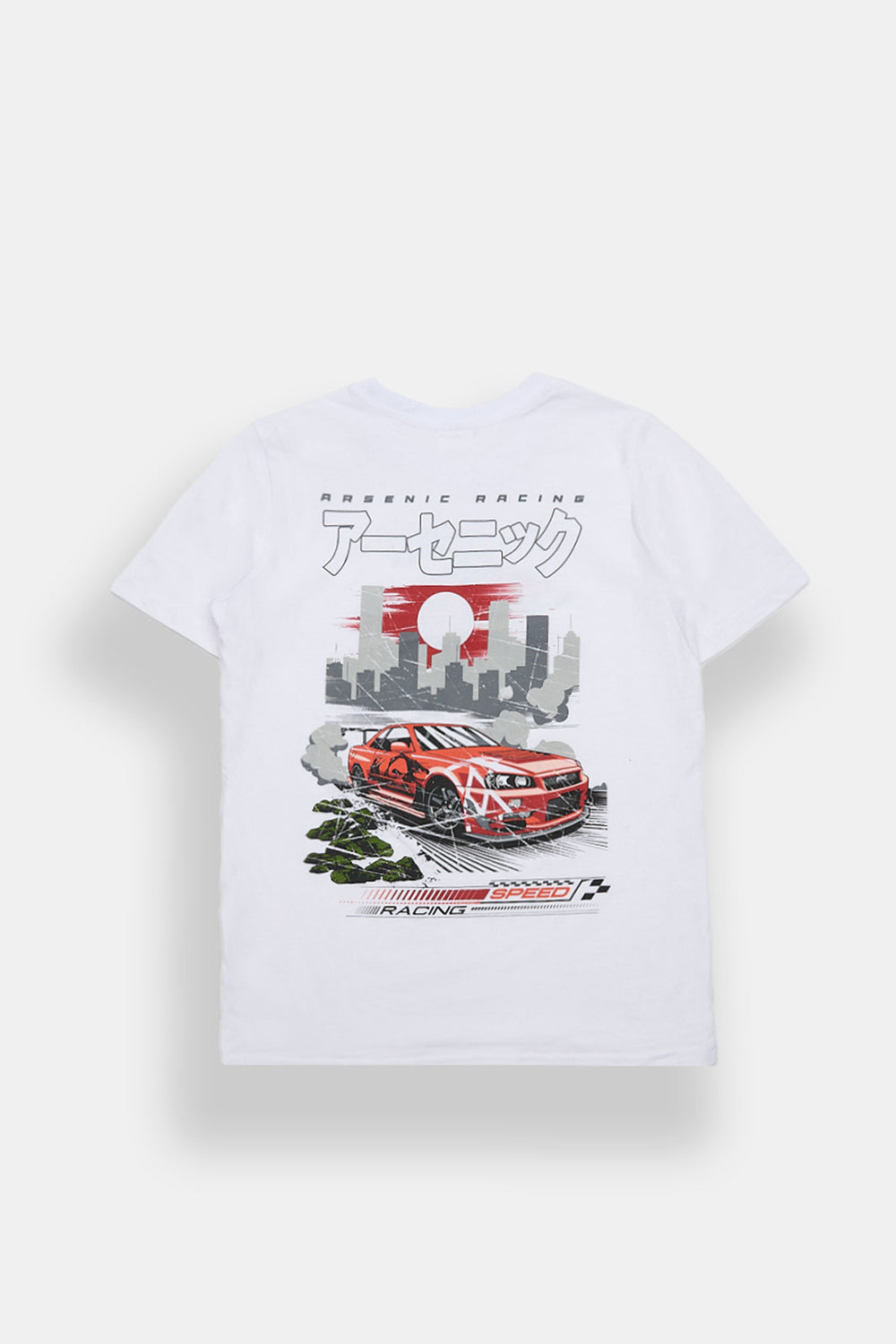Arsenic Youth Speed Racing Graphic Tee Arsenic Youth Speed Racing Graphic Tee