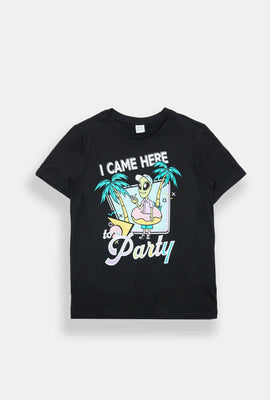 T-shirt imprimé Arsenic Here To Party junior