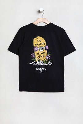 T-Shirt Imprimé No Regrets Arsenic Junior