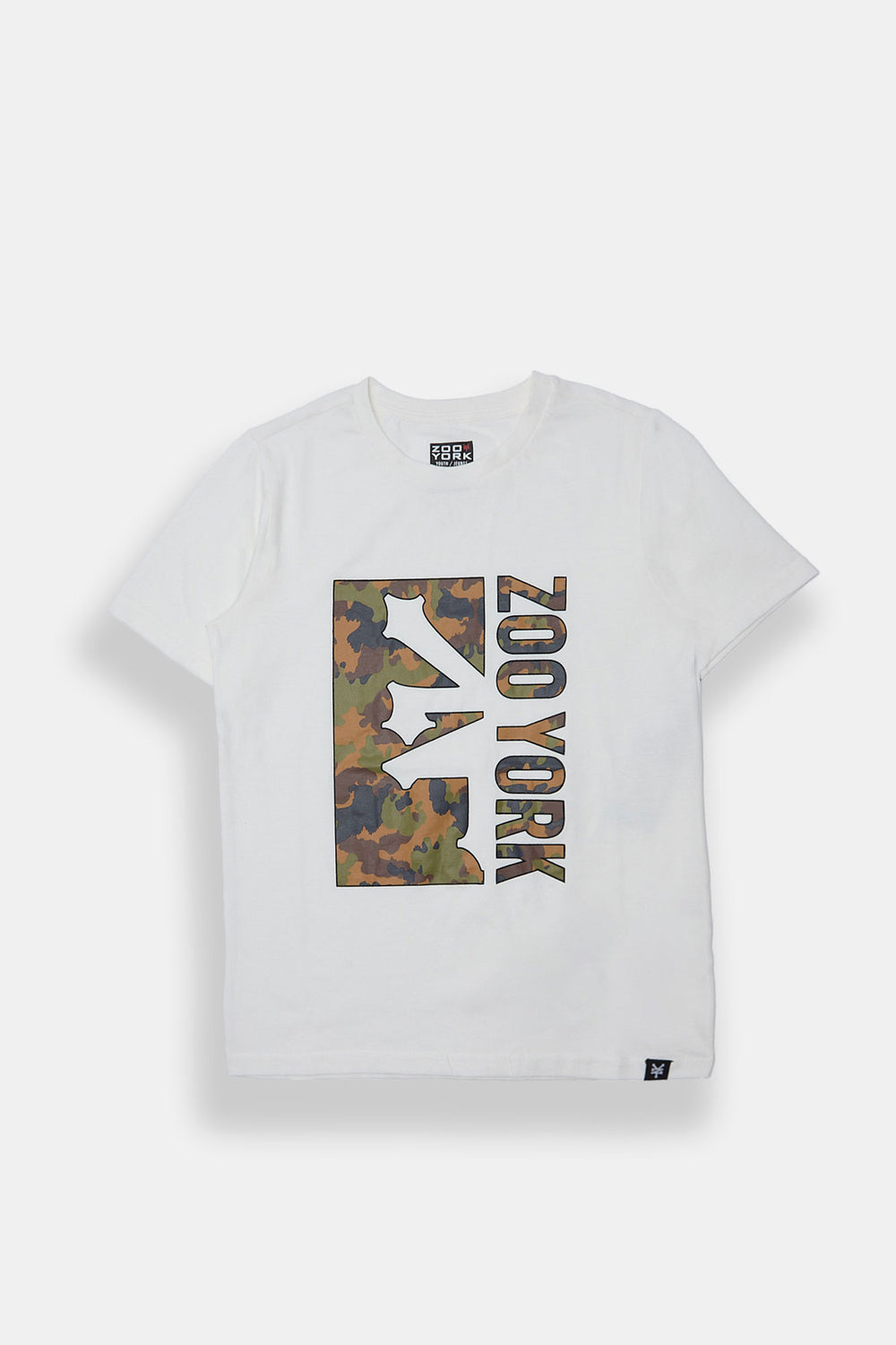 T-shirt imprimé logo camouflage Zoo York junior T-shirt imprimé logo camouflage Zoo York junior