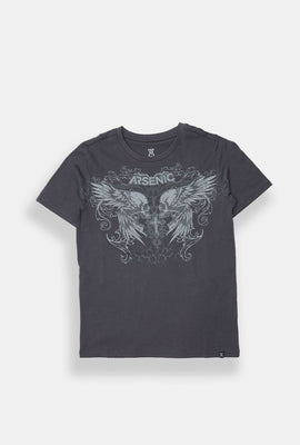 Arsenic Youth Winged Skulls Graphic Tee