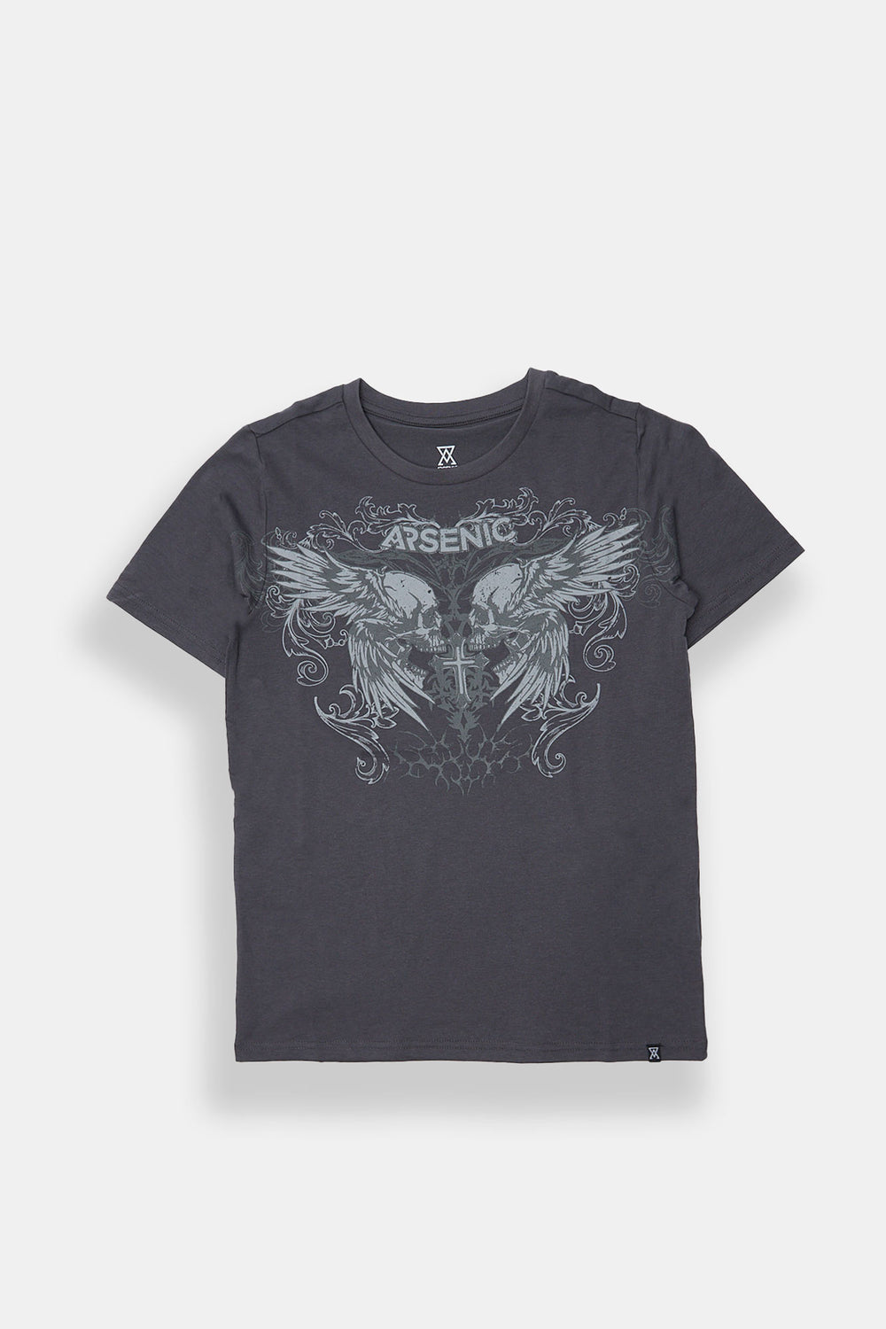 T-shirt imprimé crânes ailés Arsenic junior T-shirt imprimé crânes ailés Arsenic junior