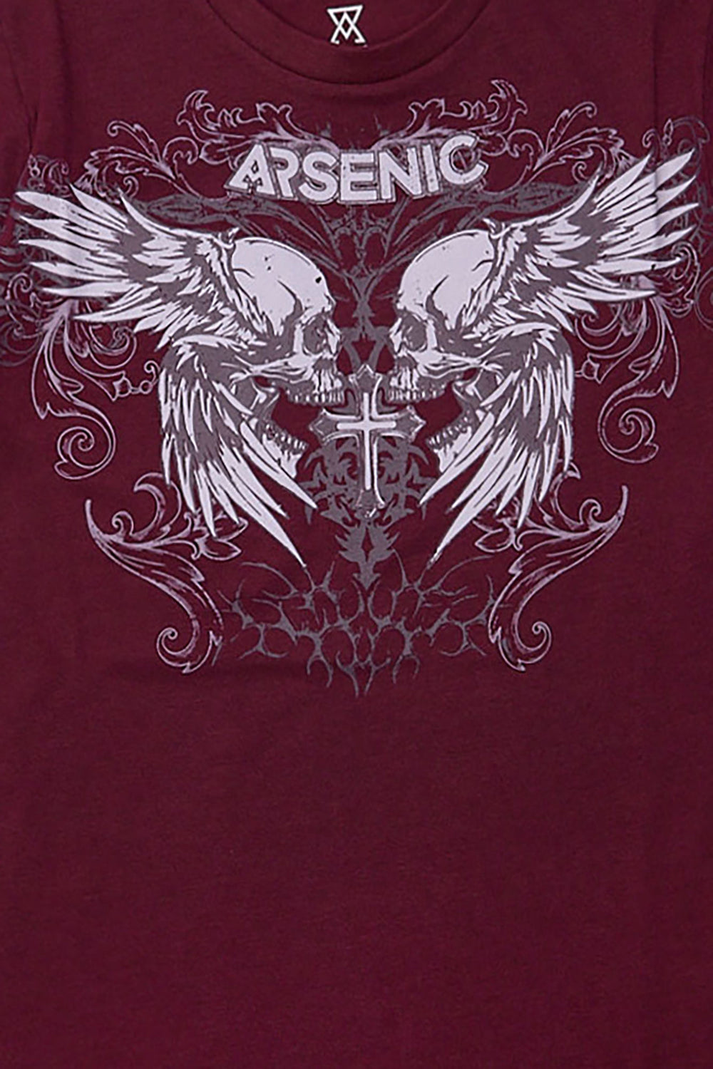 T-shirt imprimé crânes ailés Arsenic junior T-shirt imprimé crânes ailés Arsenic junior
