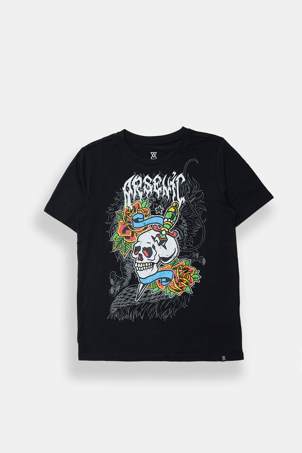 T-shirt imprimé crâne tatouage Arsenic junior T-shirt imprimé crâne tatouage Arsenic junior - West49
