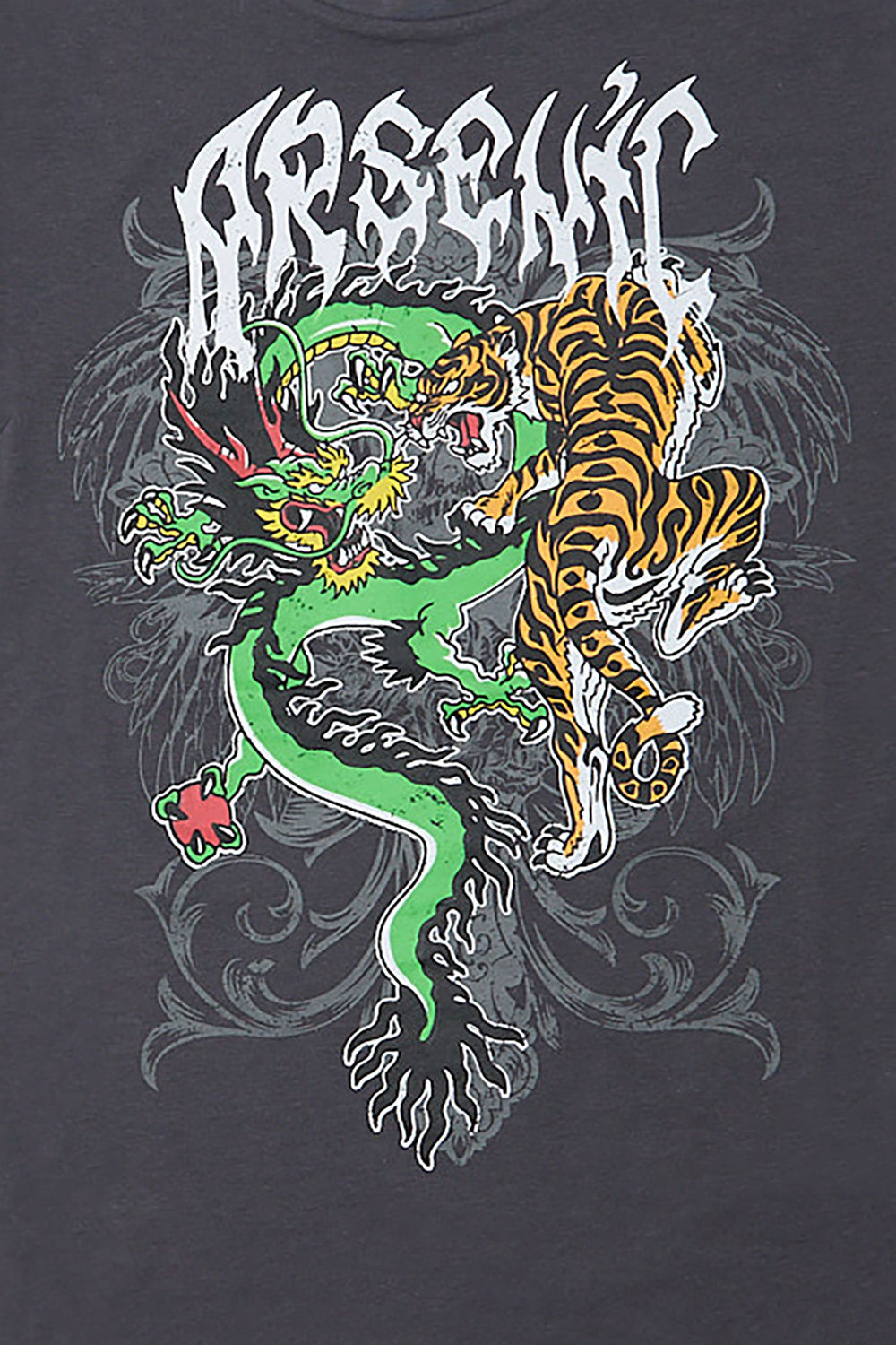 T-shirt imprimé dragon tatouage Arsenic junior T-shirt imprimé dragon tatouage Arsenic junior