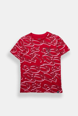Zoo York Youth Allover Graffti Printed Tee