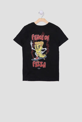 T-shirt imprimé Peace Of Pizza Arsenic junior