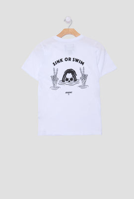 T-shirt imprimé Sink Or Swim Arsenic junior