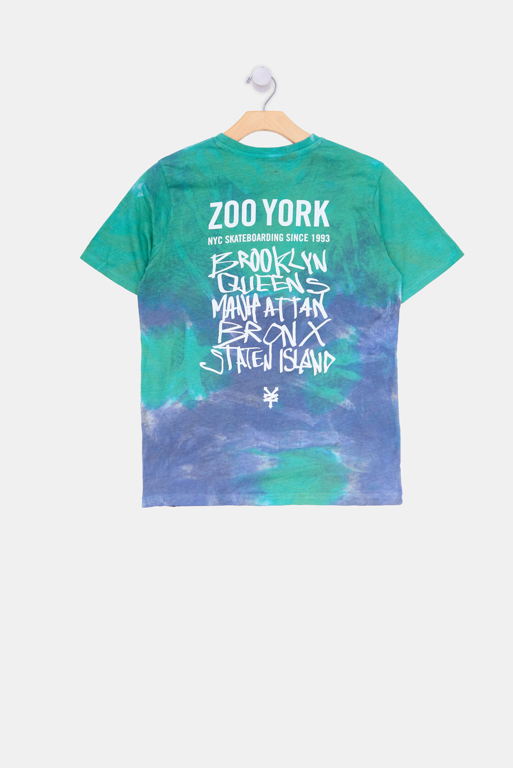 T-shirt tie-dye imprimé logo Zoo York junior T-shirt tie-dye imprimé logo Zoo York junior