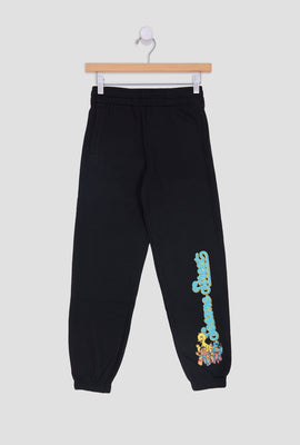 Jogger en molleton imprimé Sesame Street junior