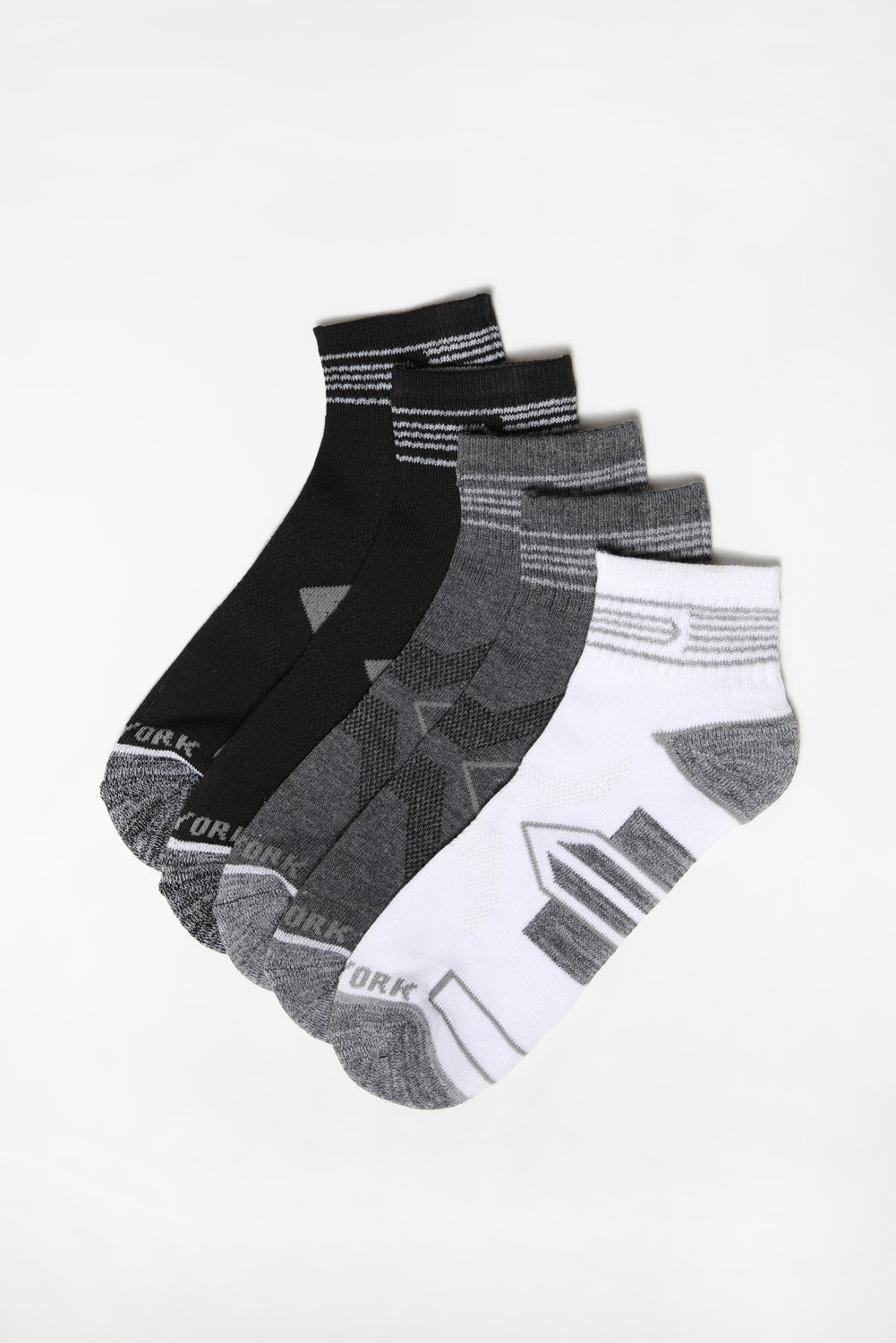 Zoo York Youth 5-Pack Athletic Ankle Socks Zoo York Youth 5-Pack Athletic Ankle Socks