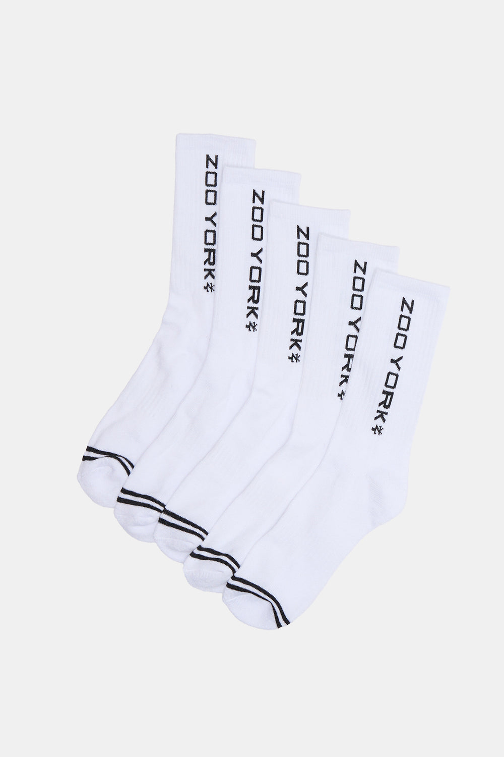 Zoo York Youth 5-Pack Athletic Crew Socks Zoo York Youth 5-Pack Athletic Crew Socks