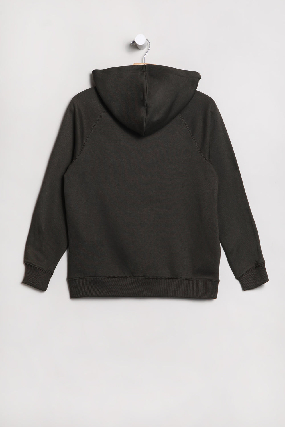 Amnesia Youth Raglan Zip-Up Hoodie Hunter Green