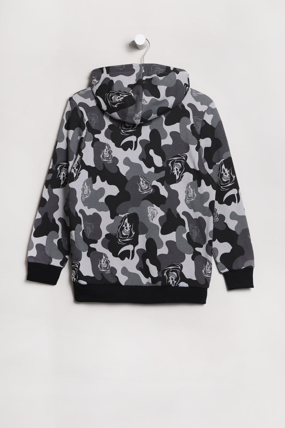 Arsenic Youth Reaper Camo Hoodie Black with White